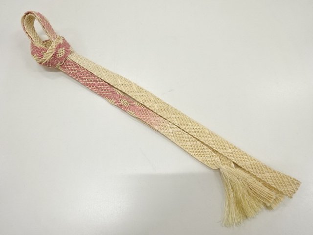 JAPANESE KIMONO / SUMMER HAND-TIED OBIJIME